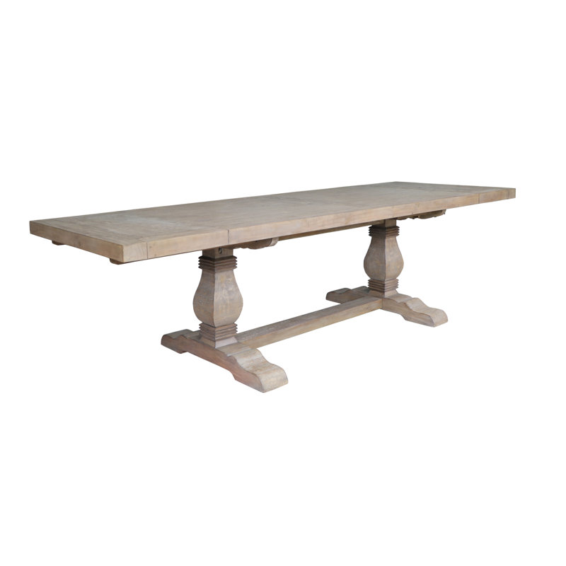 Kosas Home Quincy Reclaimed Pine Extension 84"106" Dining Table Perigold